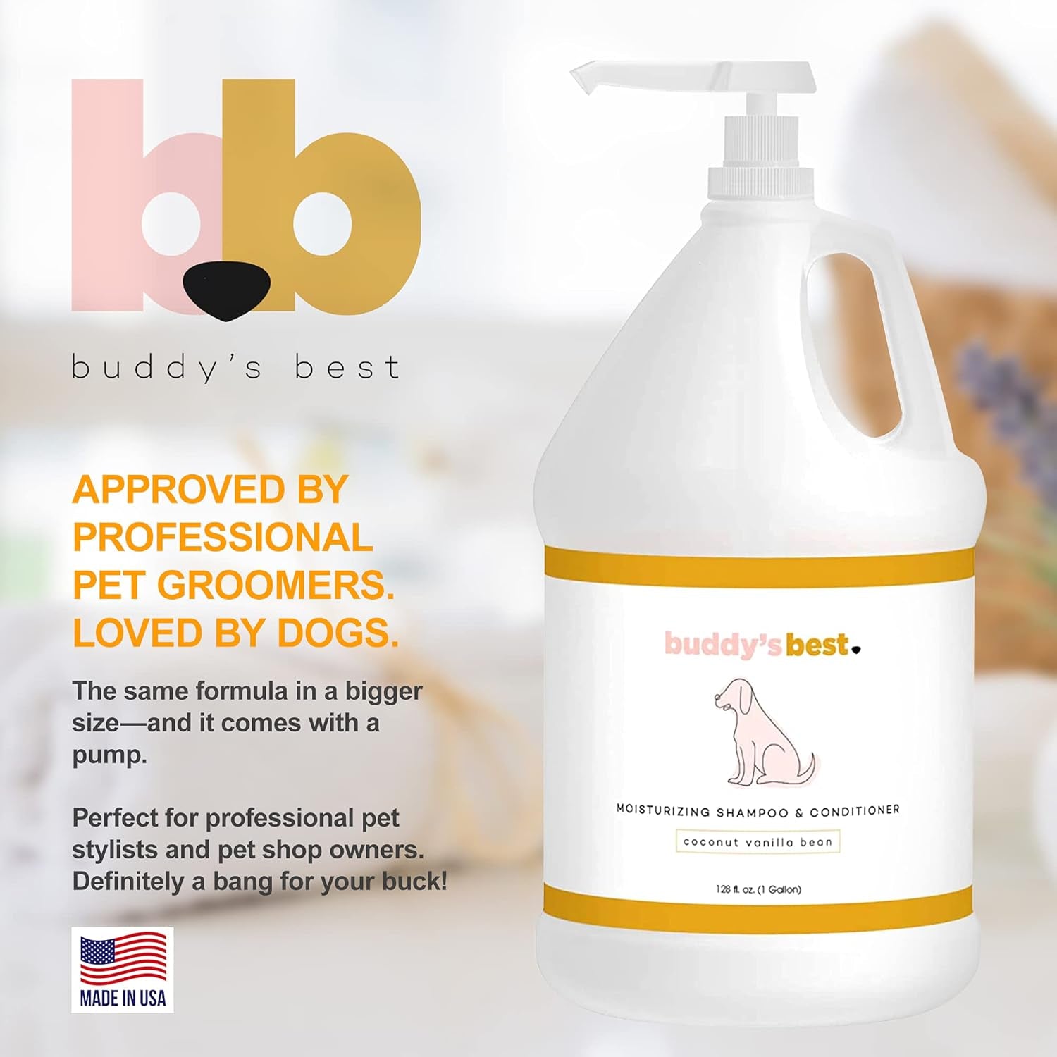 , Dog Shampoo and Conditioner in One - Hypoallergenic, Oatmeal Shampoo for Dogs with Sensitive Skin - Moisturizing Dog Wash